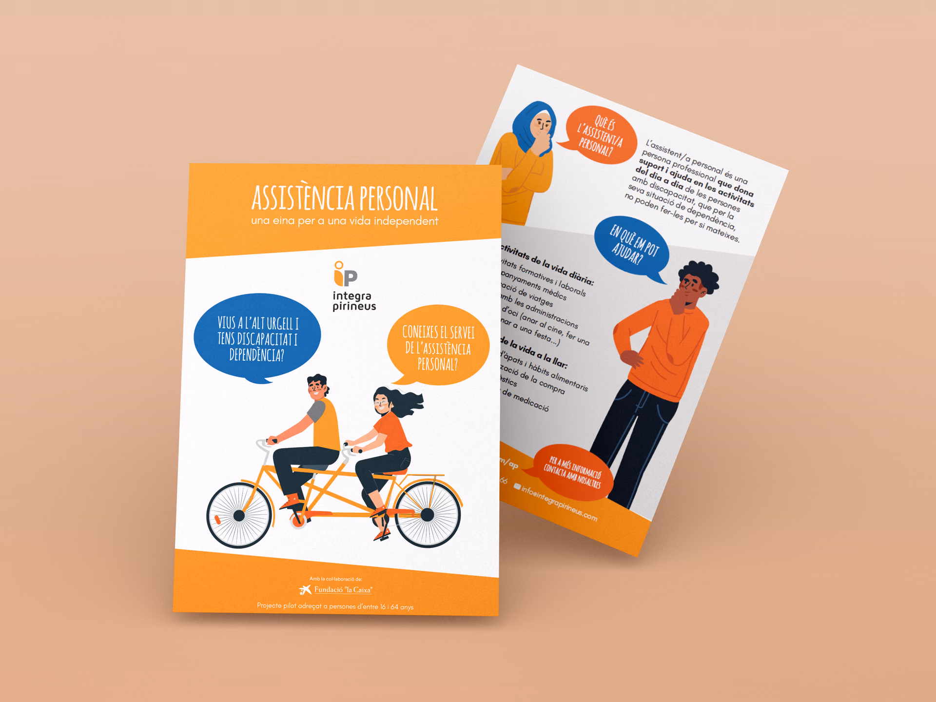 3 flyers- servicios MAIS, SIOAS y Asistente Personal
